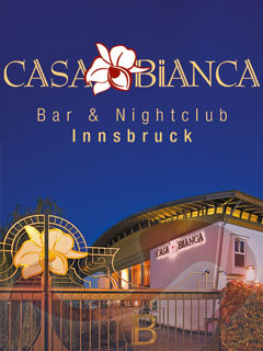 - Nightclubs | Nachtclubs:  Bar & Nightclub Casa Bianca Innsbruck  in Tirol  / Innsbruck , Valiergasse 59