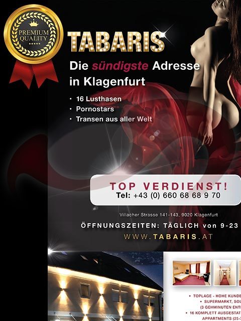 Laufhaus Tabaris - Girls wanted  in Kärnten  / Klagenfurt , Villacher Straße 143
